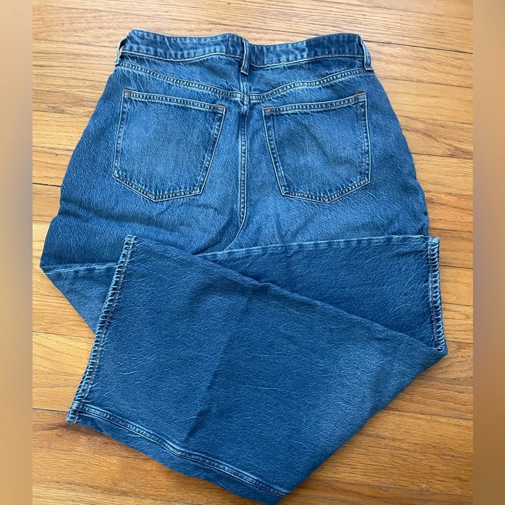 Abercrombie & Fitch Blue Wide Leg Jeans - Picture 5 of 6